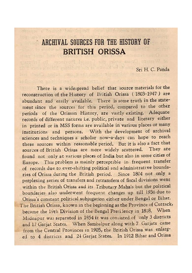 The Orissa Historical Research Journal Vol. Xxix. Nos. 2 & 3 Including Articles On Urban Centres In Ancient Orissa And Gita Govinda In Oriya Language (An Old And Rare Book) - Indya