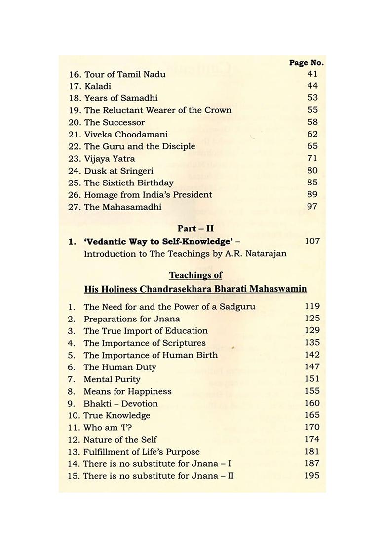 His Holiness Chandrasekhara Bharati Mahaswamin (A Pictorial Biography And Teachings) - Indya