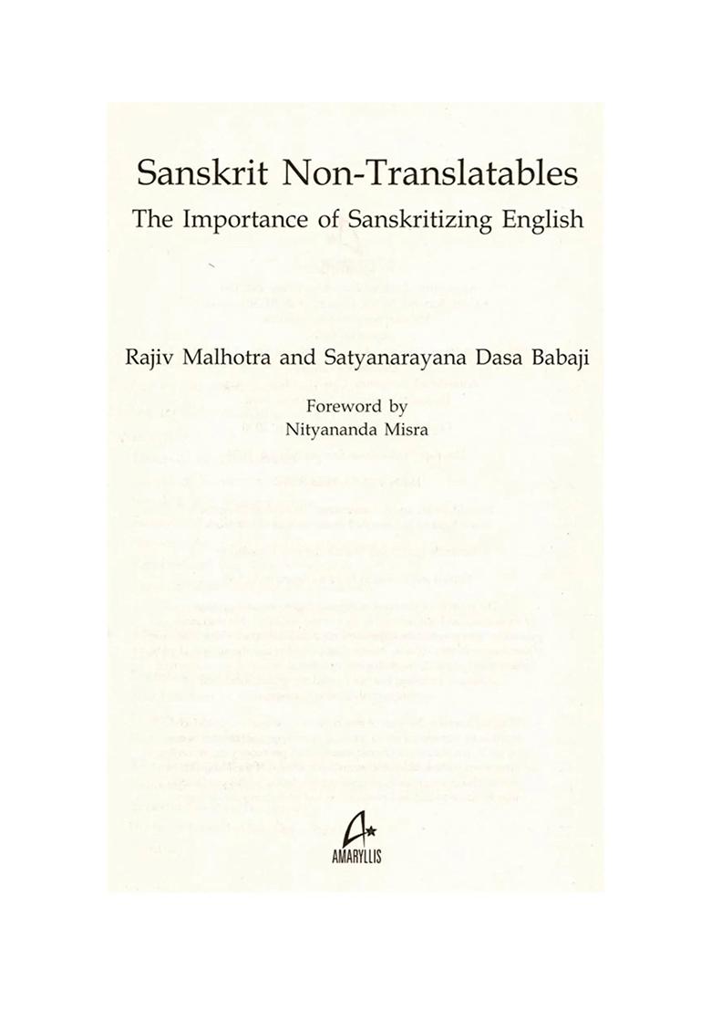 Sanskrit Non-Translatables- The Importance Of Sanskritizing English - Indya