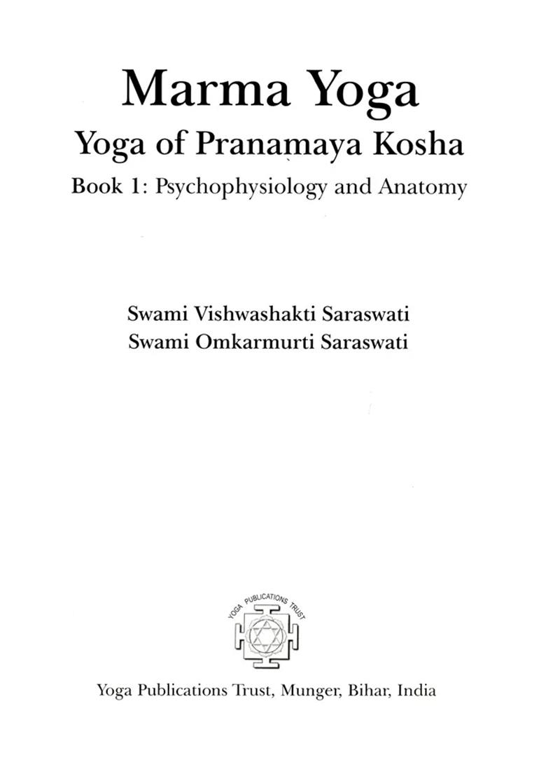 Marma Yoga- Yoga Of Pranamaya Kosha (Set Of 3 Volumes) - Indya