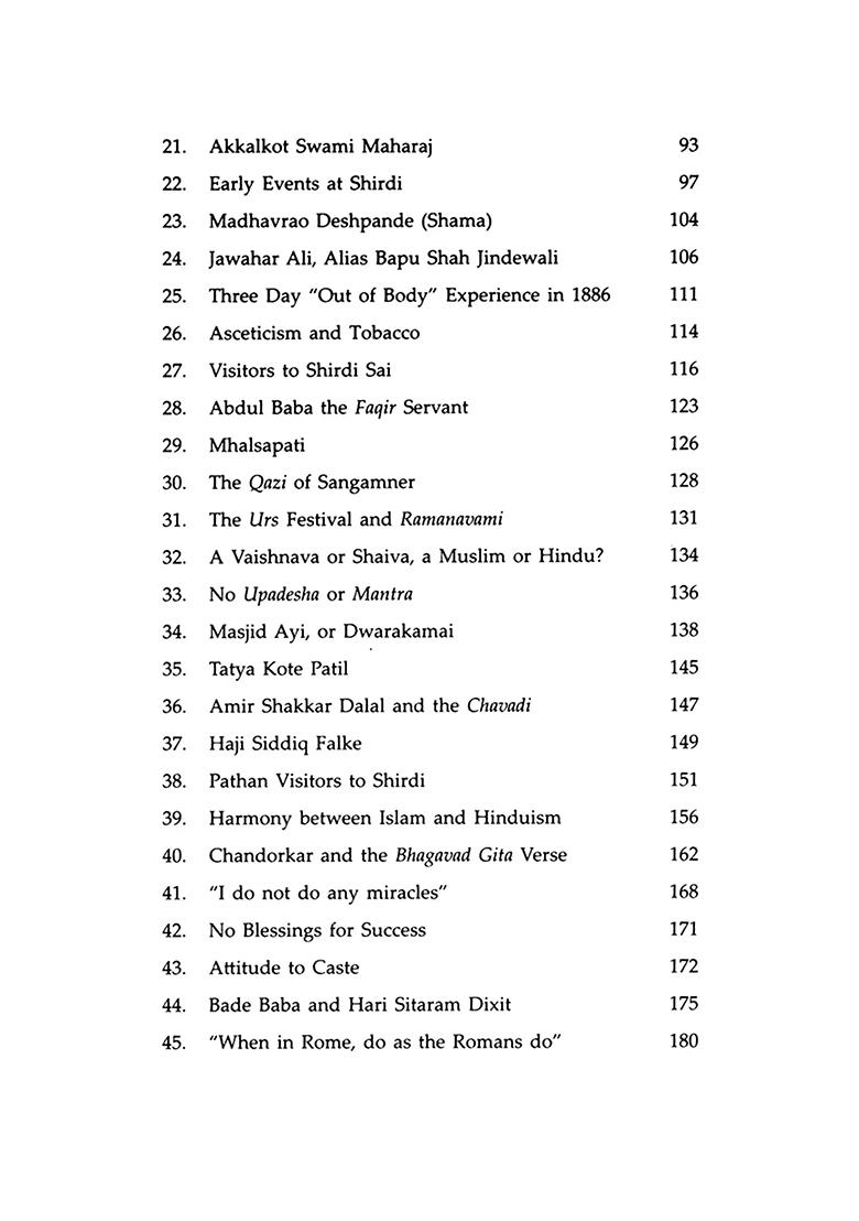 Sai Baba Of Shirdi- A Biographical Investigation - Indya