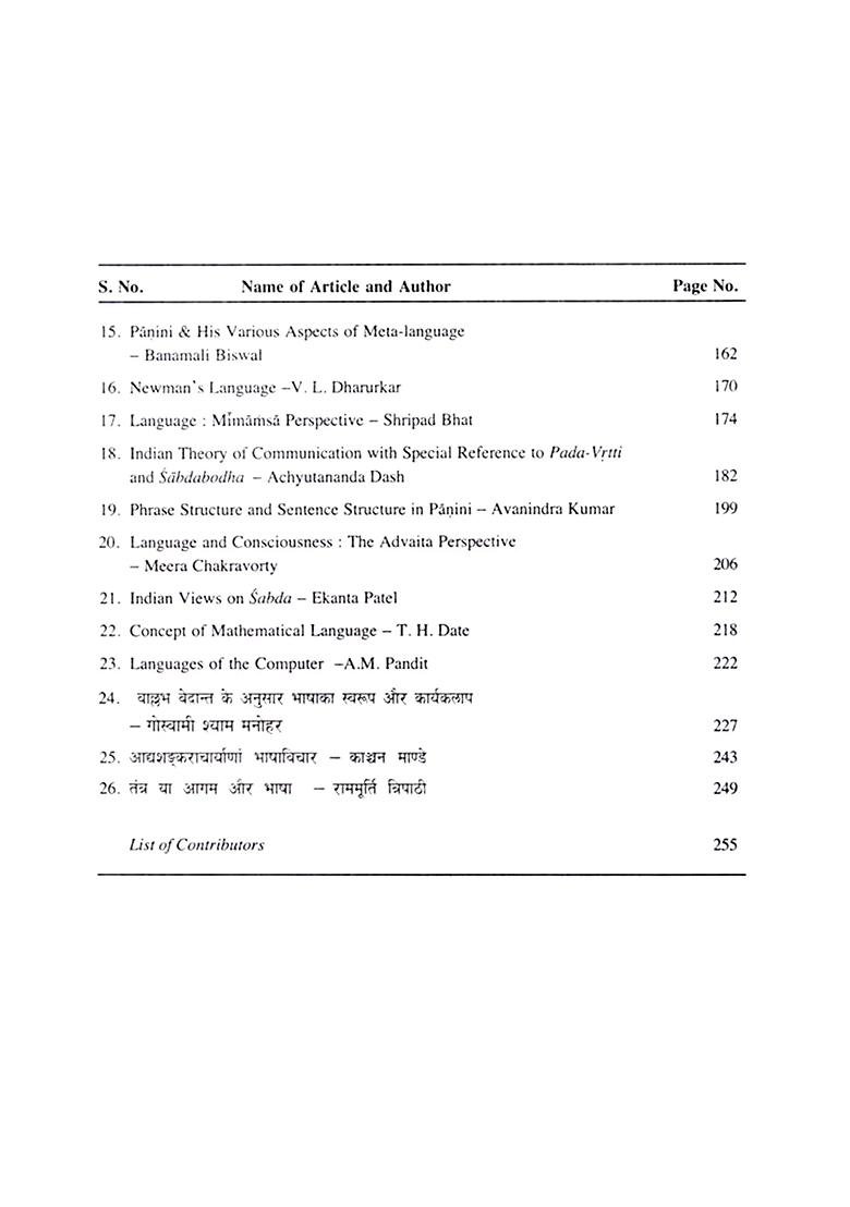 Indian Theories Of Language (An Old And Rare Book) - Indya