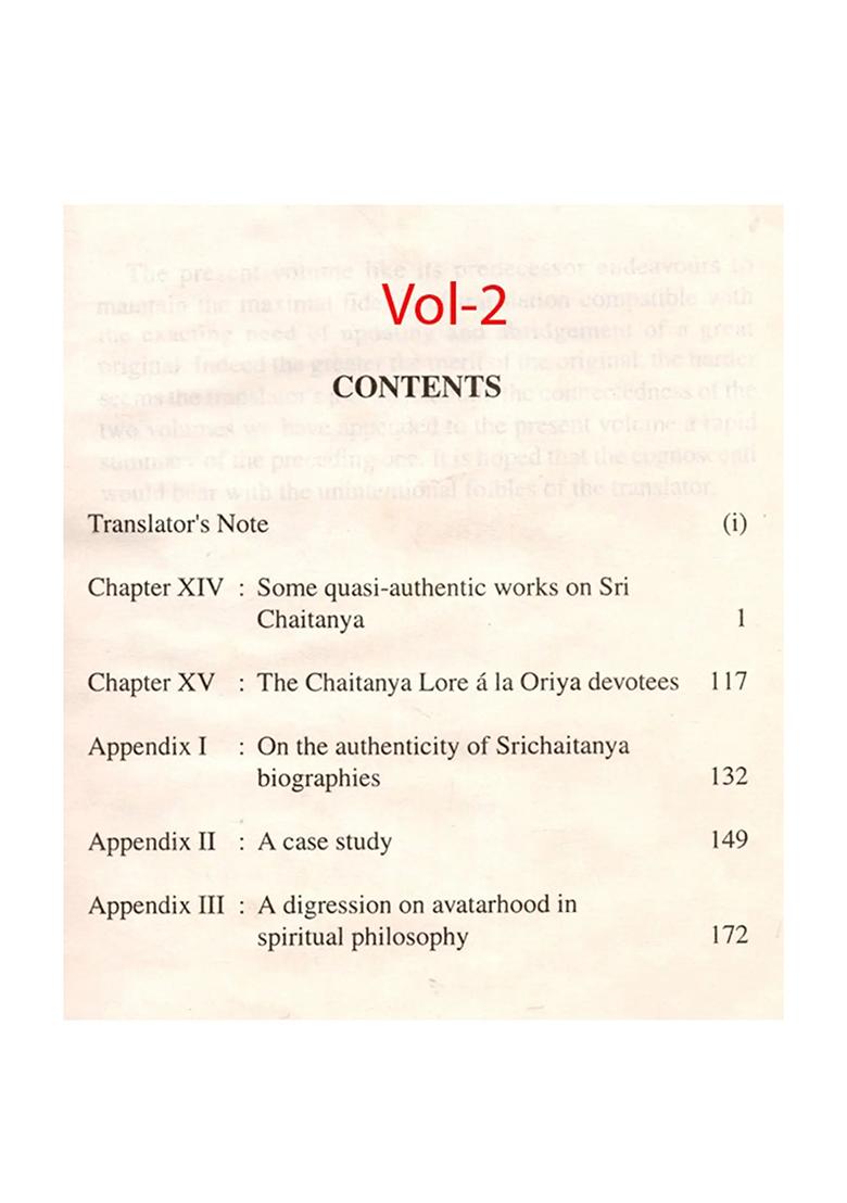 Lord Chaitanya: A Biographical Critique (Set Of 3 Volumes) An Old And Rare Book - Indya