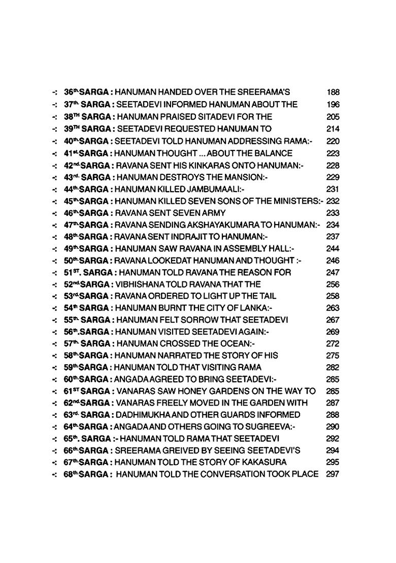 Srimad Aandhra Valmiki Ramayanam-Mandaram Sundarakanda (English Version) - Indya