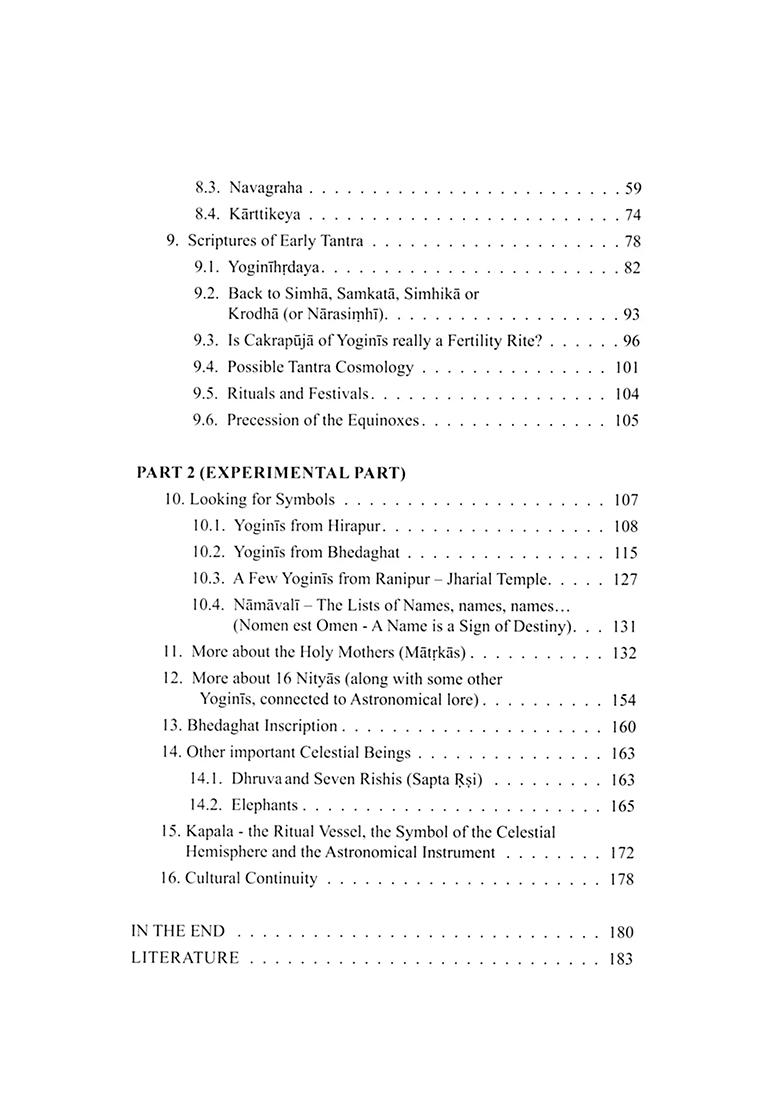 The Secret Lore Of Yoginis- Astronomical Knowledge Woven Into The Teachings Of Tantra - Indya