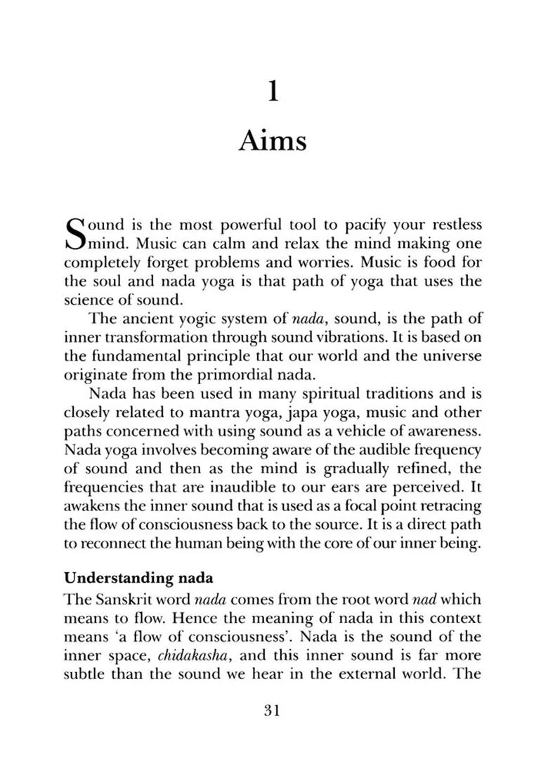 Nada Yoga For Everyone: Overview And Practice Capsules (The Second Chapter) - Indya