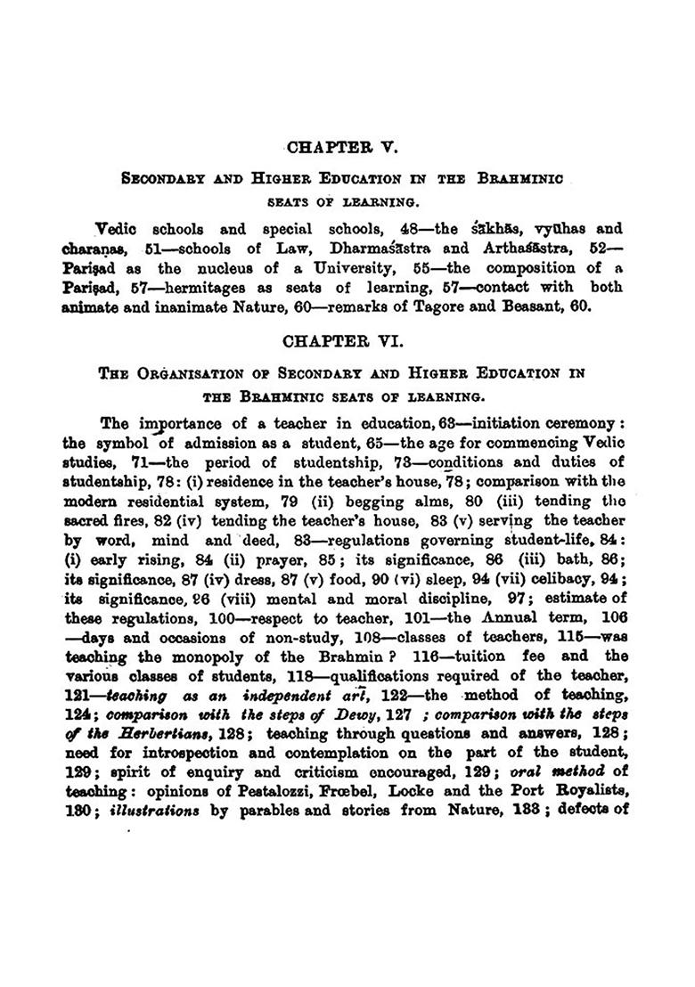 The Educational System Of The Ancient Hindus - Indya