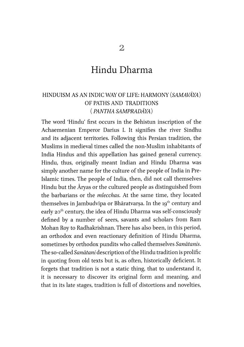 Sanatan Hindu Dharma- Vision And Practice - Indya