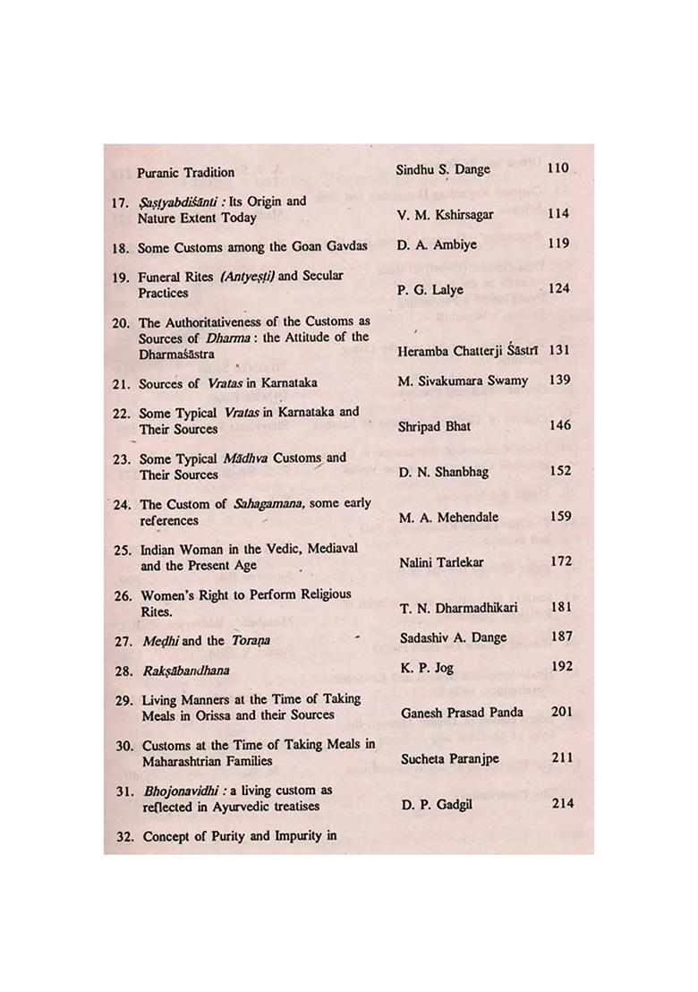 Proceedings Of The National Seminar On Living Customs And Their Ancient Indian Sources (An Old And Rare Book) - Indya