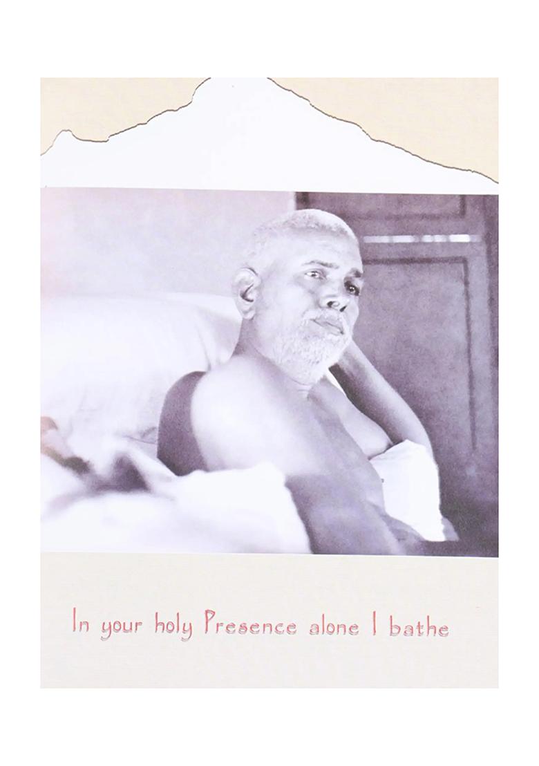 Bathing In The Divine Presence (A Photographic Presentation Of Bhagavan Sri Ramana Maharshi) - Indya