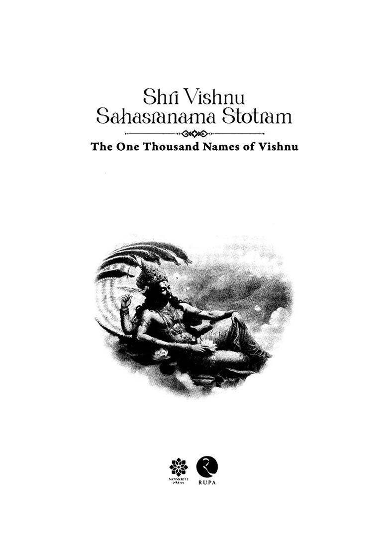 Shri Vishnu Sahasranama Stotram (The One Thousand Names Of Vishnu With Meaning Of Each And Every Name) - Indya