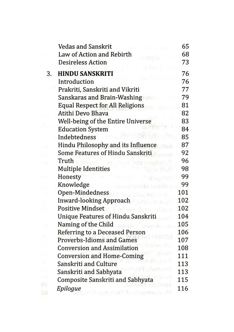 Hindu Dharma And Sanskriti - Indya