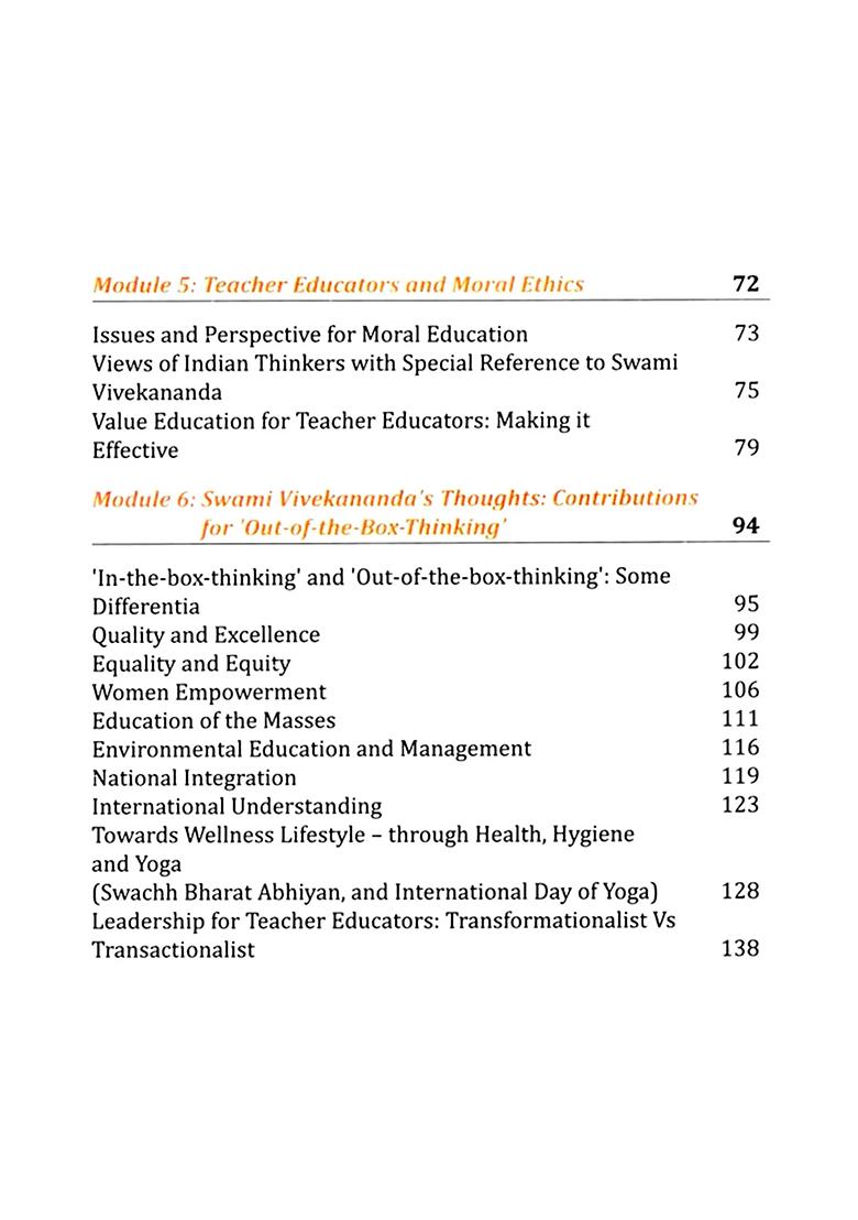 Swami Vivekananda And Education- Empowering Teacher Educators - Indya