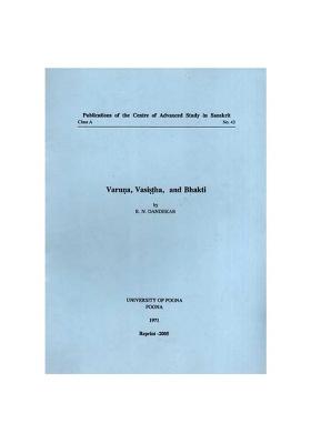 Varuna, Vasistha, And Bhakti (An Old And Rare Book)