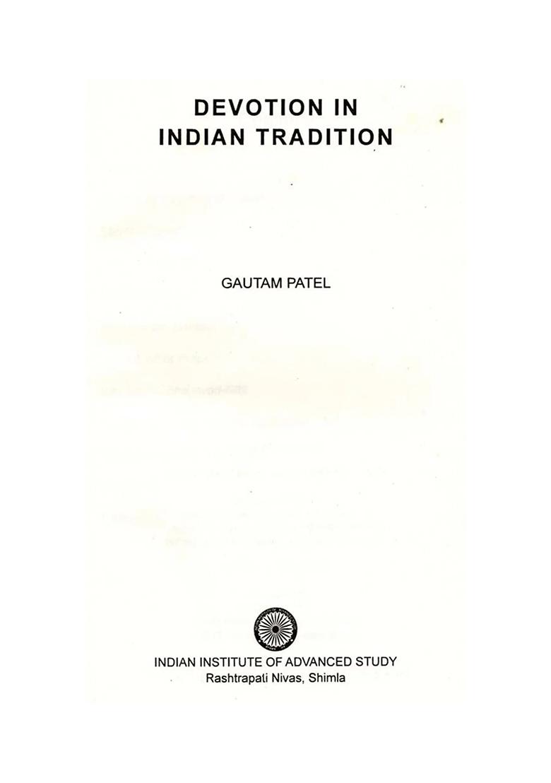 Devotion In Indian Tradition - Indya