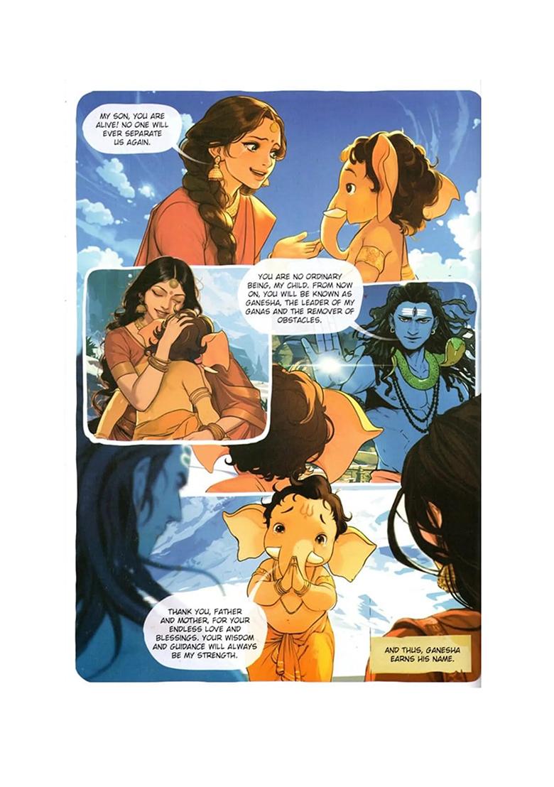 The Story Of Ganesha (Comic Book) - Indya