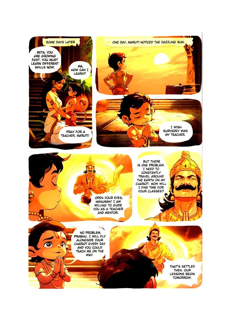 The Story Of Hanuman (Comic Book) - Indya