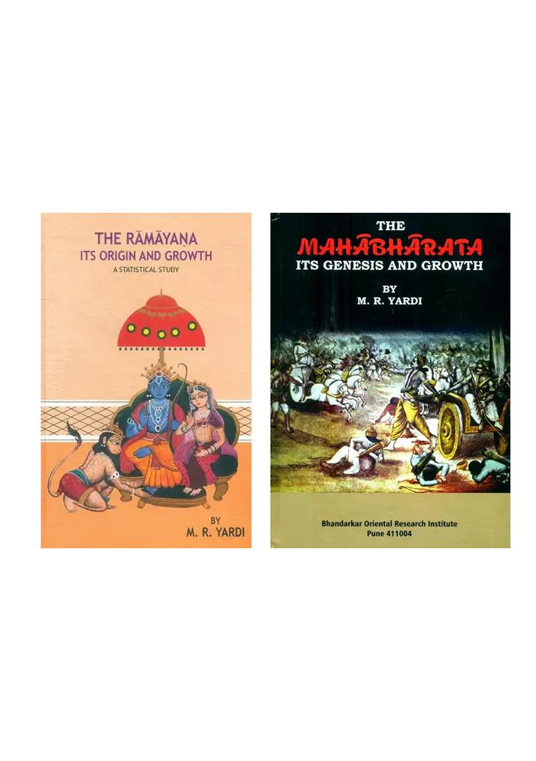 Origin And Growth Of Ramayana And Mahabharata (Set Of 2 Books) - Indya