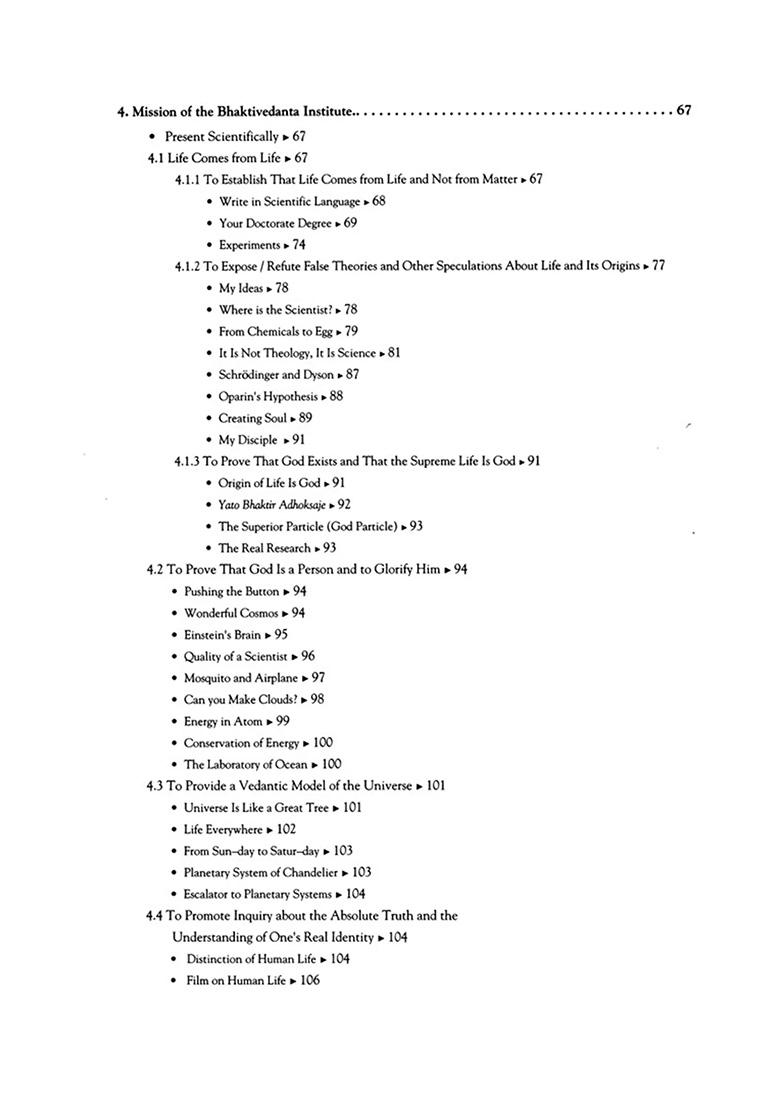 Bhaktivedanta Institute As Envisioned By Srila Prabhupada - Indya