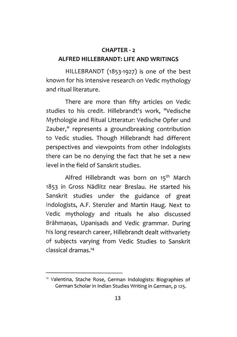 Reviews Of Some Selected Writings Of Alfred Hillebrandt On Vedic Studies - Indya