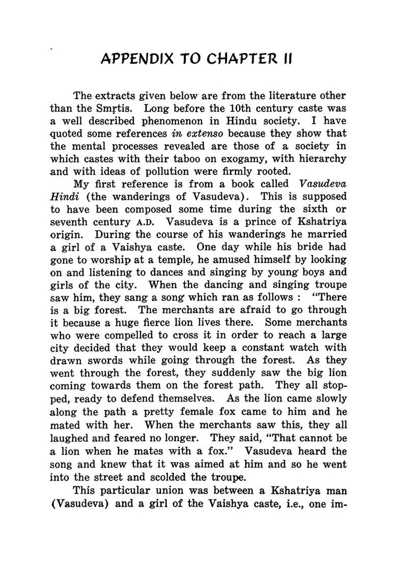 Hindu Society- An Interpretation - Indya