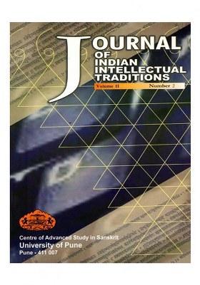 Journal Of Indian Intellectual Traditions Including Articles On Nimbarka Philosophical Tradition And Traditions Of Pracina Nyaya
