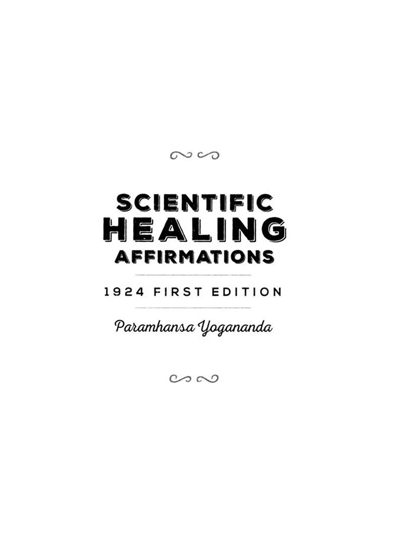 Scientific Healing Affirmations - Indya