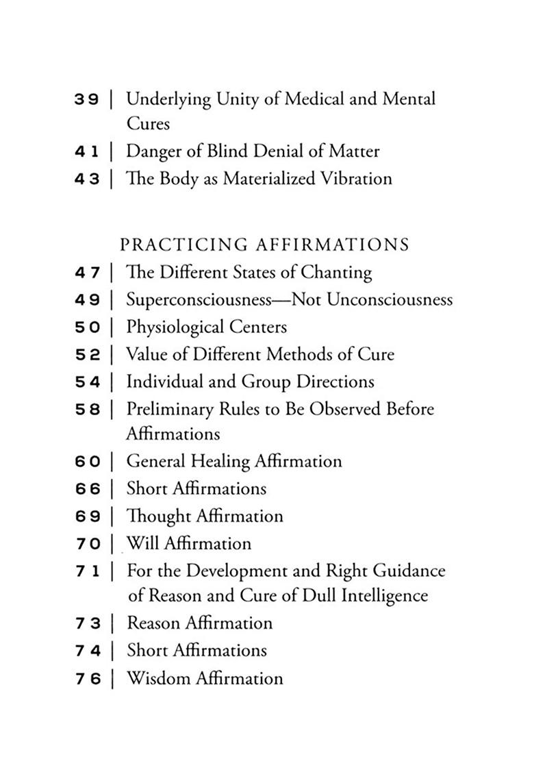 Scientific Healing Affirmations - Indya