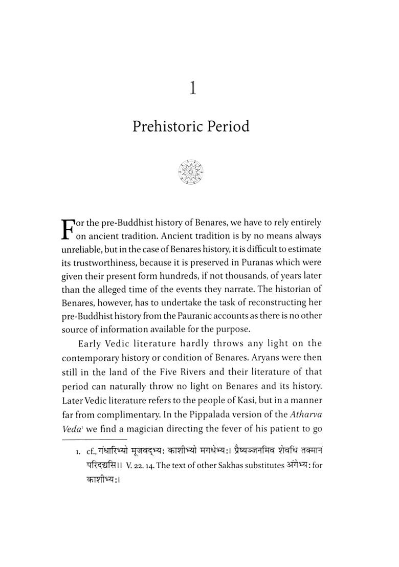 History Of Benares From The Earliest Times Down To 1937 - Indya