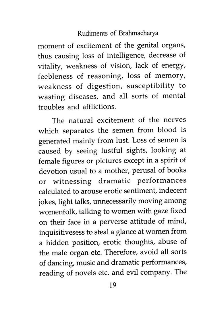 Hints To A Chaste Life - Indya