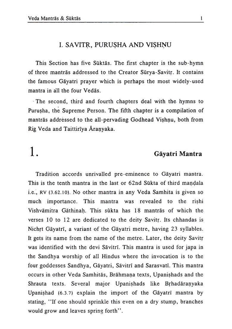 Veda Mantras And Suktas Widely Used In Worship (Sanskrit Text, Transliteration And Translation) - Indya