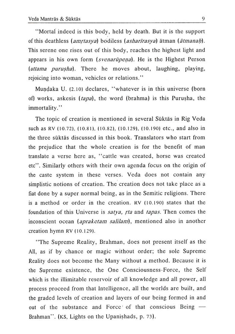 Veda Mantras And Suktas Widely Used In Worship (Sanskrit Text, Transliteration And Translation) - Indya