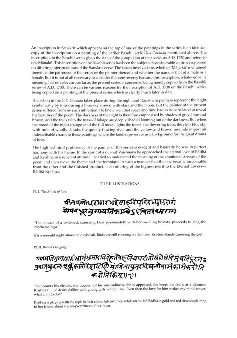 Pahari Paintings Of The Gita Govinda: Lalit Kala Series Portfolio No. 46 - Indya