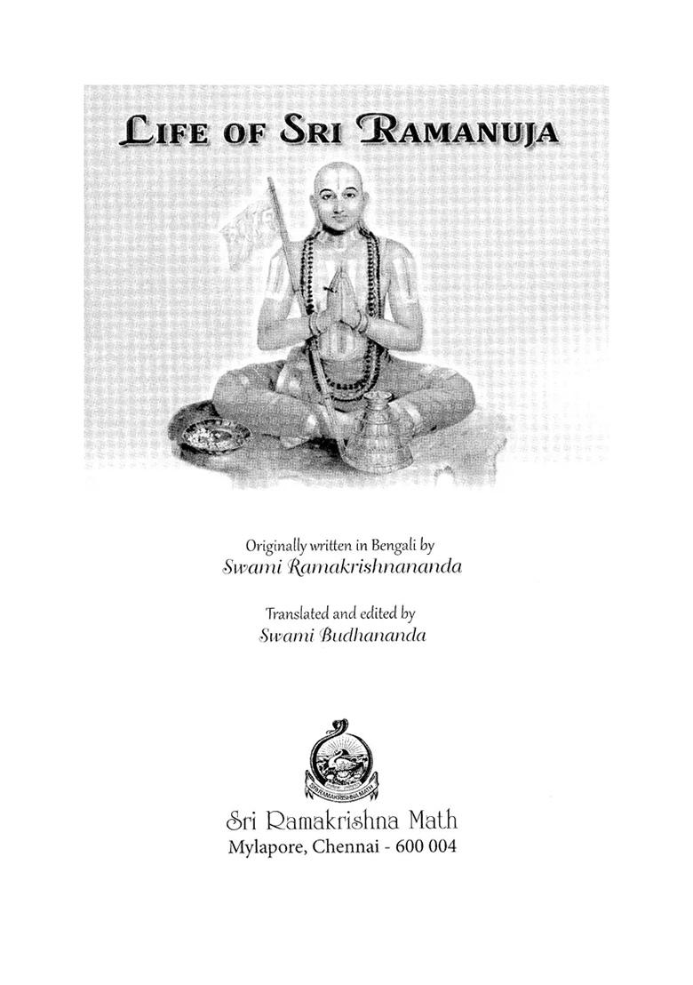 Life Of Sri Ramanuja - Indya
