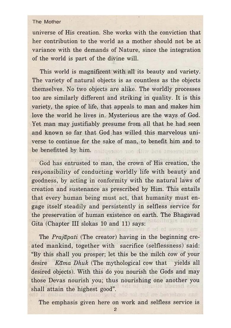 The Mother (A Peep Into The Unique Indian Concept) - Indya