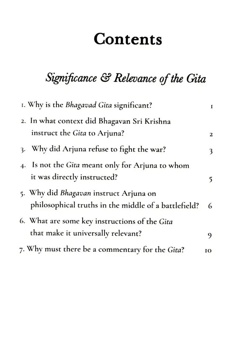 The Gita Reveals (Compilation Of A Series Of Questions, Applicable To All, And Answers Provided By The Bhagavad Gita, As Explained In Benedictory Discourses By Jagadguru Sri Sri Bharati Tirtha Mahaswamiji) - Indya