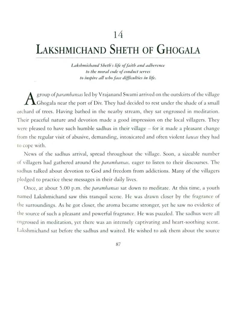 Footprints: Inspiring Stories Of Devotees In Swaminarayan Sampradaya (Part I) - Indya