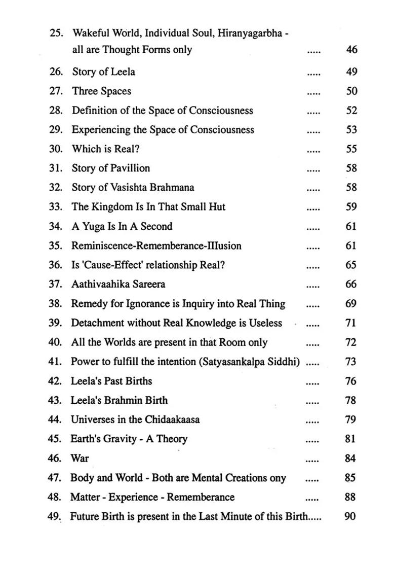 Musings On Yogavaasishta (Yoga Vasistha) - Part Ii (Vutpaatti Prakarana) - Indya