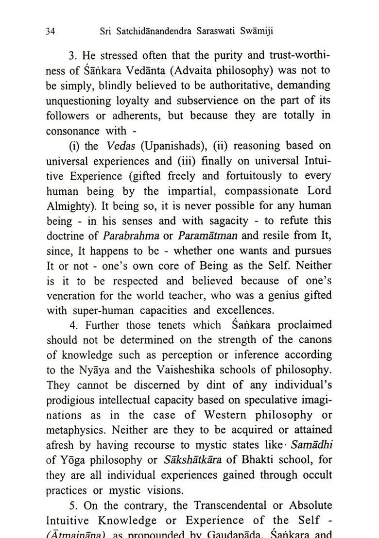 Sri Satchidandandendra Saraswati Swamiji (An Advent Of Adi Sankaracharya In Our Own Times) - Indya