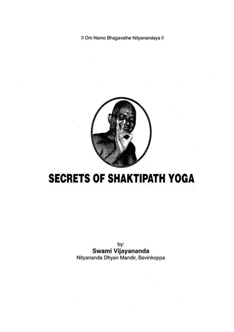 Secrets Of Shaktipath Yoga - Indya
