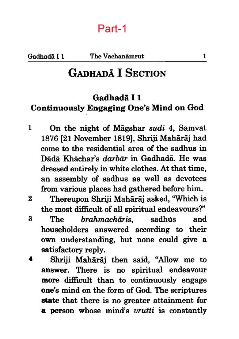 The Vachanamrut: Spiritual Discourses Of Bhagwan Swaminarayan (Set Of 3 Volumes) - Indya