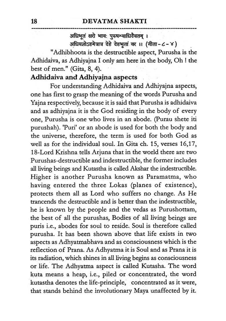 Devatma Shakti (Kundalini) Divine Power - Indya