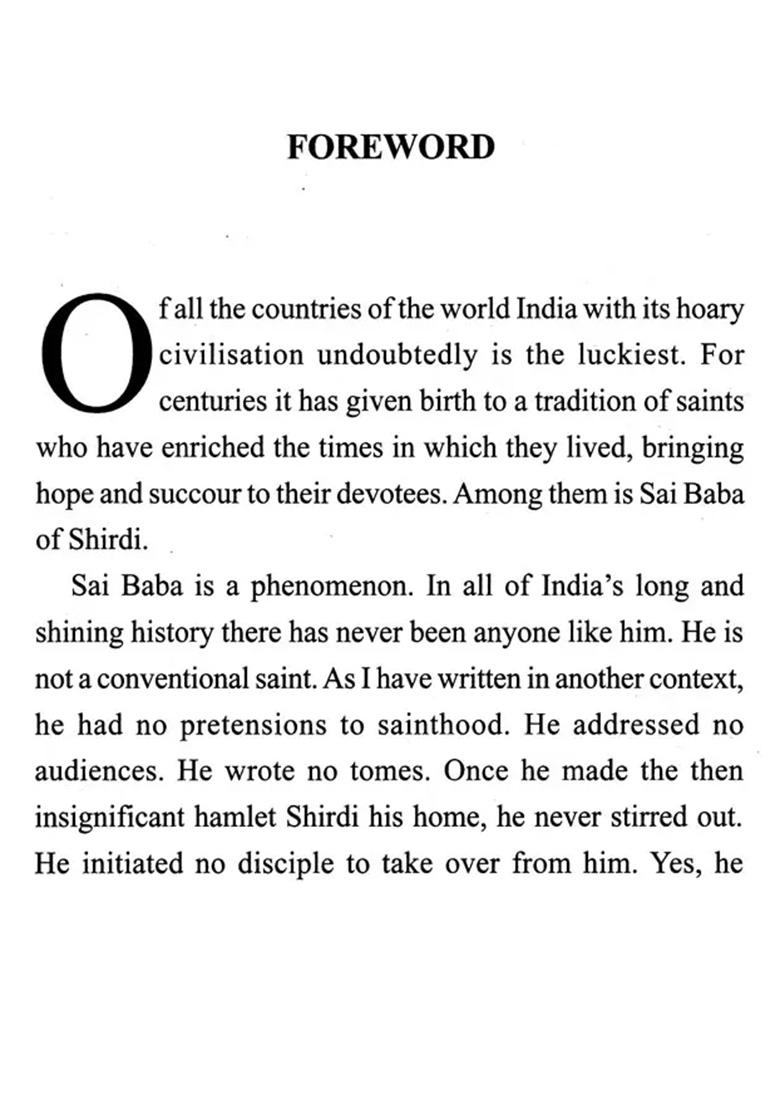 Sai Baba - Spiritual Master - Indya