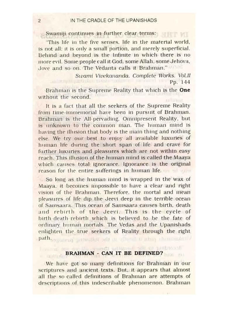 In The Cradle Of The Upanishads (An Old And Rare Book) - Indya