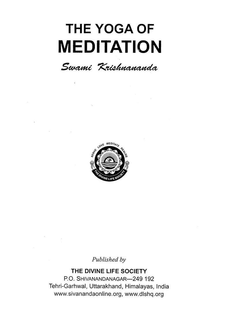 The Yoga Of Meditation - Indya