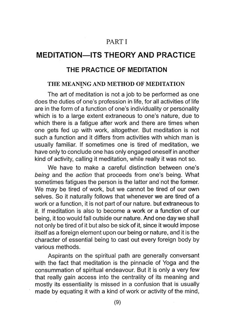 The Yoga Of Meditation - Indya
