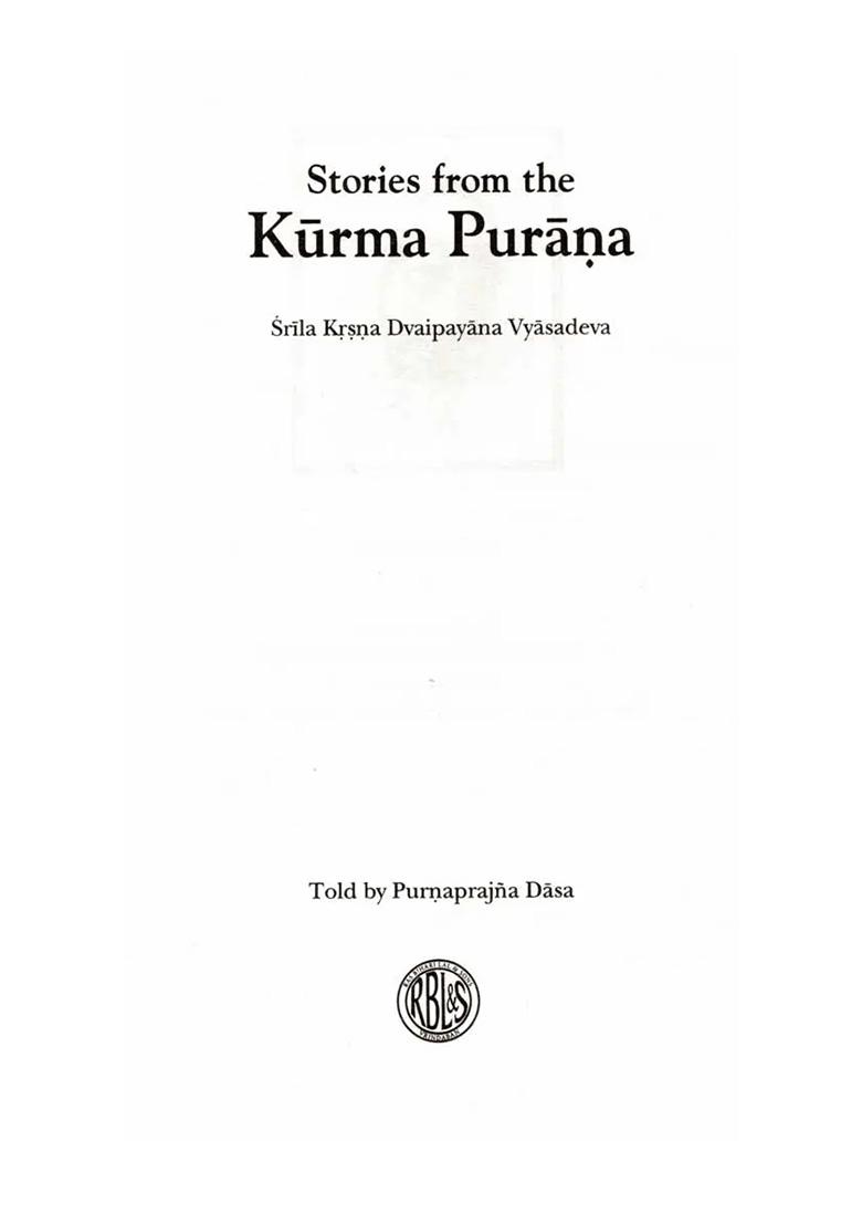 Stories From The Kurma Purana - Indya