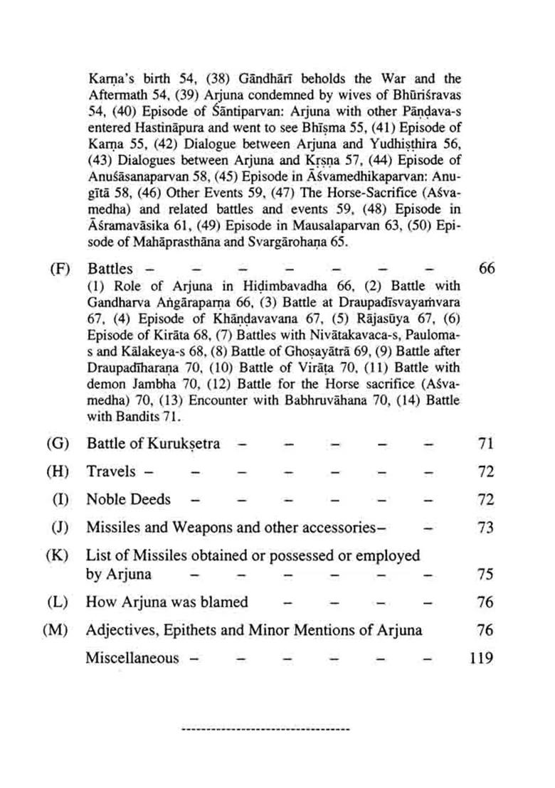 Mahabharata- Cultural Index (Volume-3, Fascicule 2) - Indya