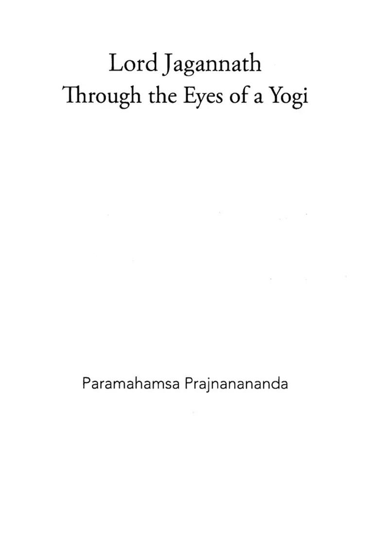Lord Jagannath Through The Eyes Of A Yogi - Indya