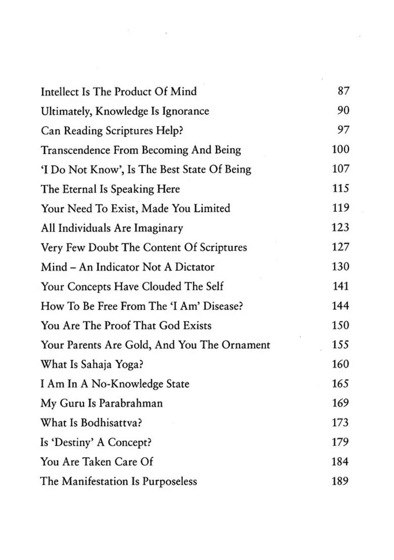 Nothing Is Everything: The Quintessential Teachings Of Sri Nisargadatta Maharaj - Indya
